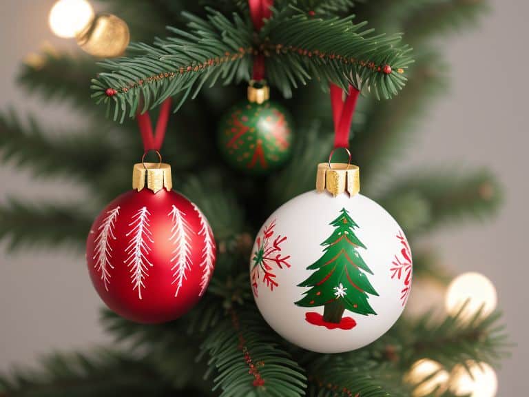 Alte Christbaumkugeln