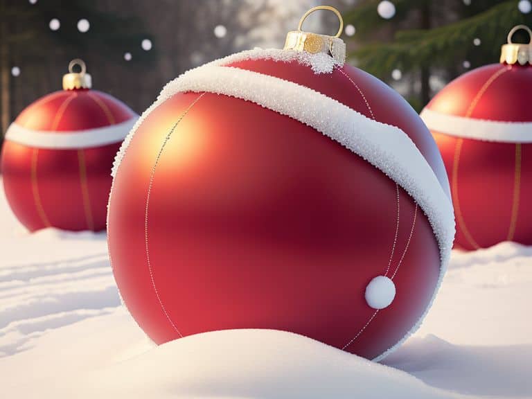 Aufblasbar Weihnachtskugeln