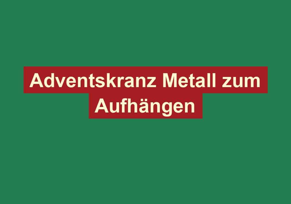 adventskranz metall zum aufhaengen