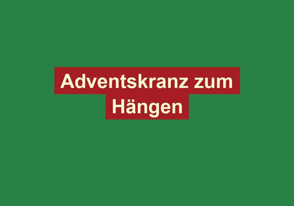 adventskranz zum haengen