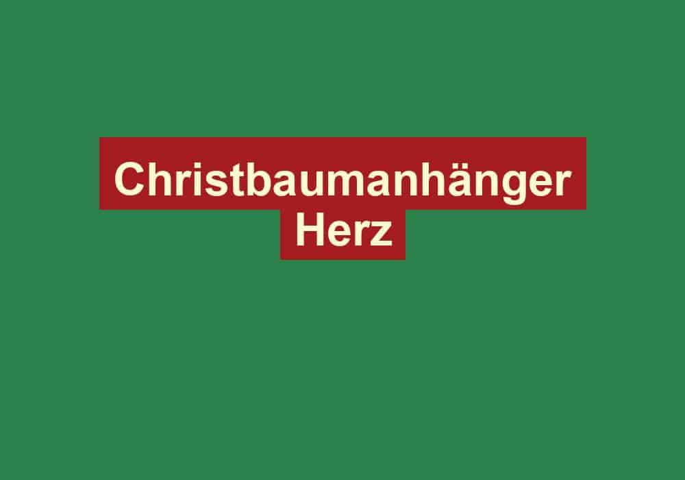 christbaumanhaenger herz