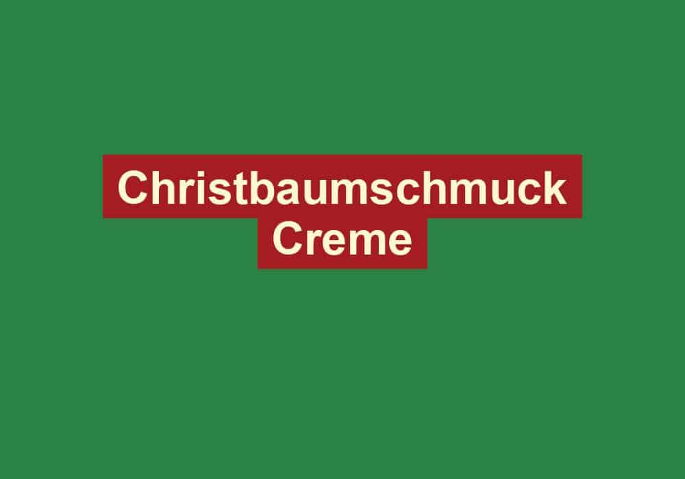 christbaumschmuck creme 2