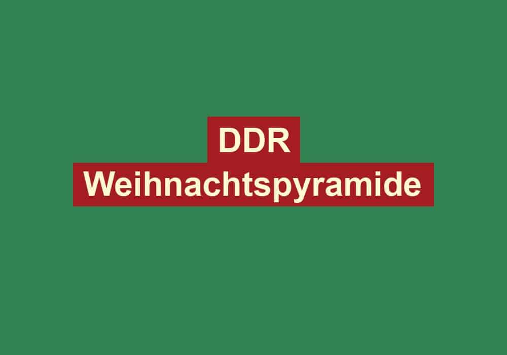 ddr weihnachtspyramide