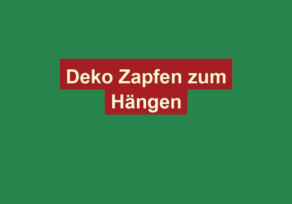 deko zapfen zum haengen