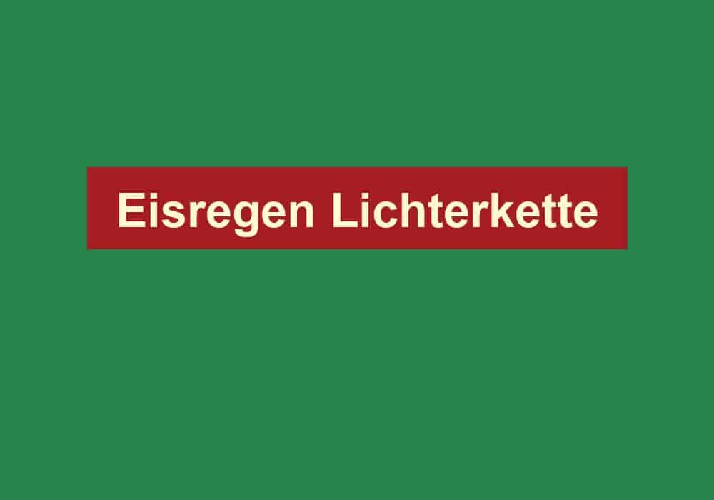 eisregen lichterkette