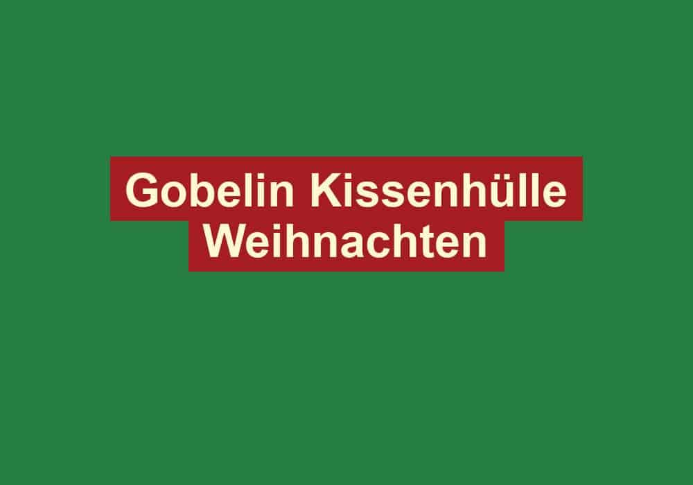 gobelin kissenhuelle weihnachten