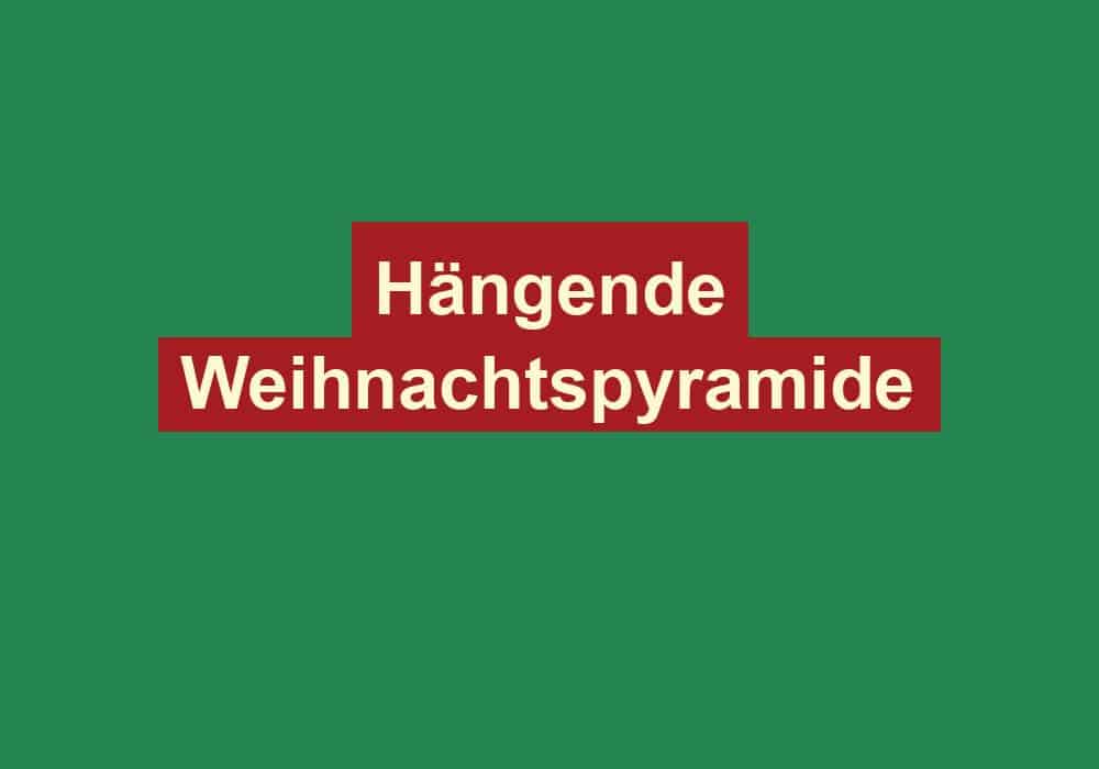 haengende weihnachtspyramide