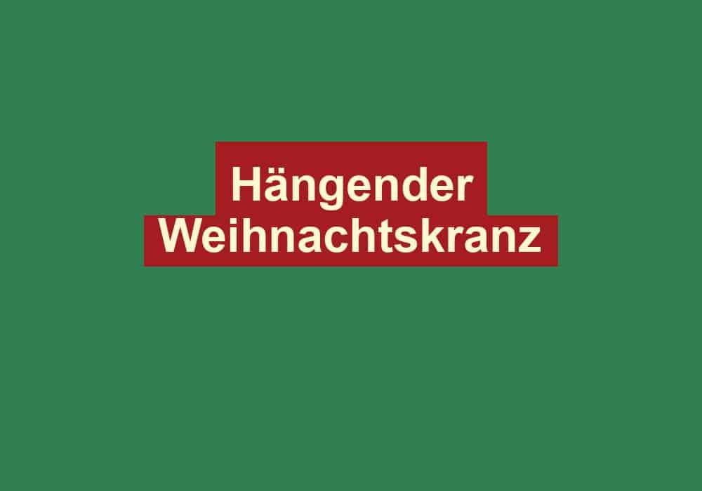 haengender weihnachtskranz