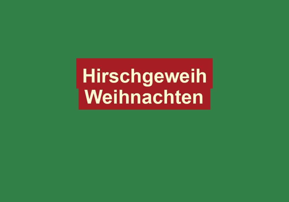 hirschgeweih weihnachten