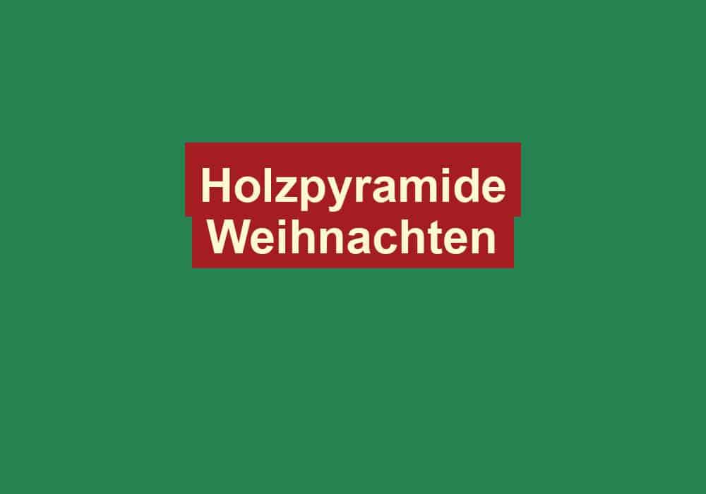 holzpyramide weihnachten