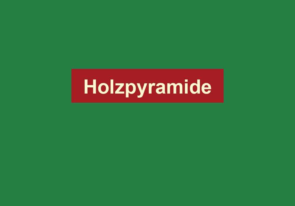 holzpyramide