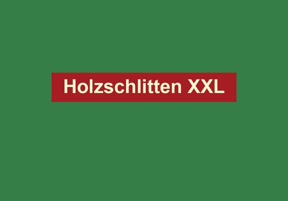 holzschlitten