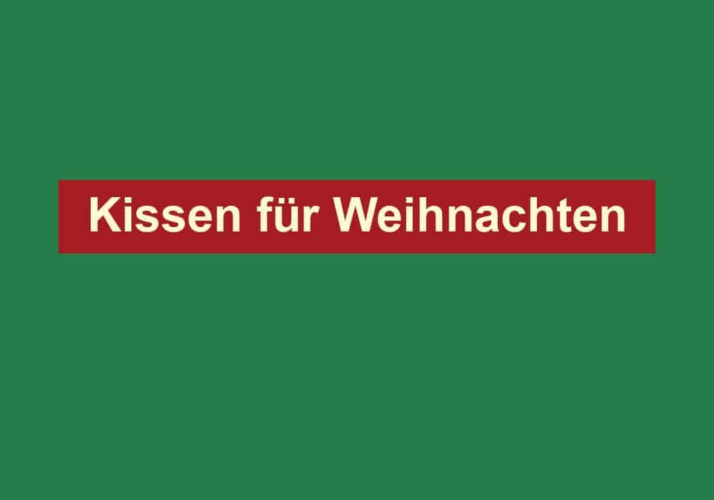 kissen fuer weihnachten