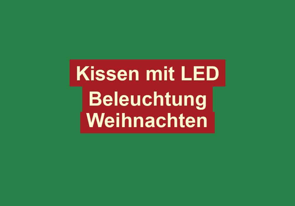 kissen mit led beleuchtung weihnachten