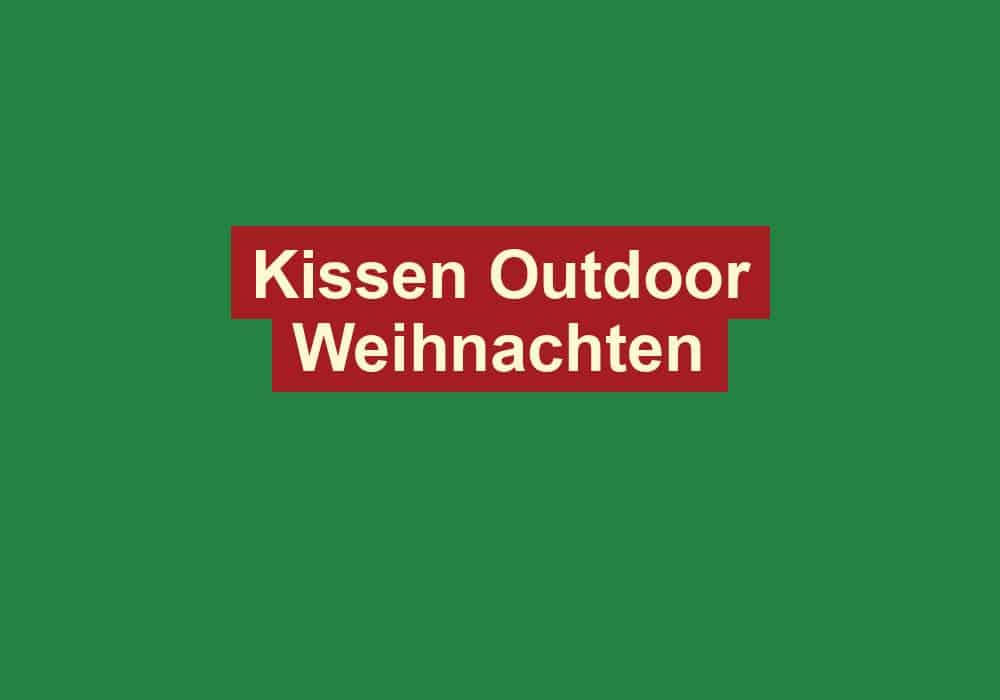 kissen outdoor weihnachten