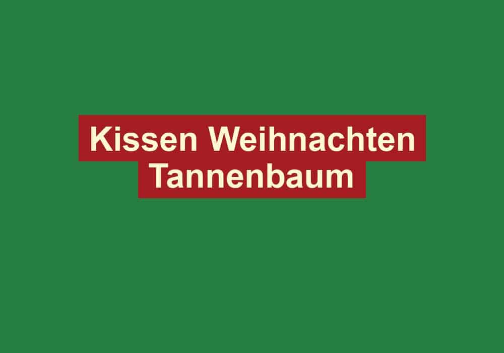 kissen weihnachten tannenbaum