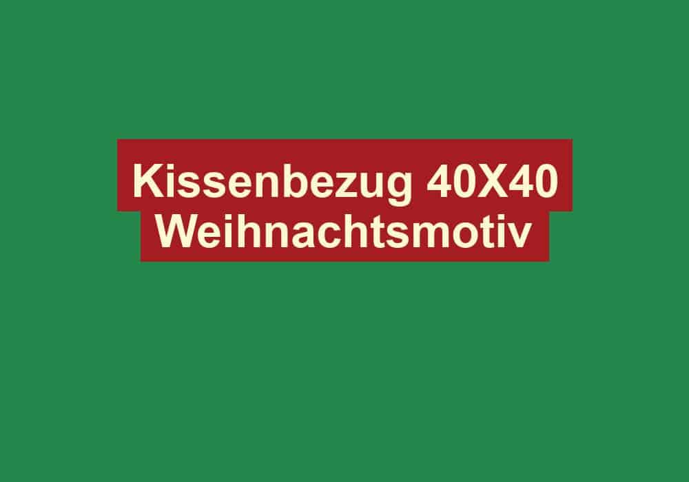 kissenbezug 40x40 weihnachtsmotiv