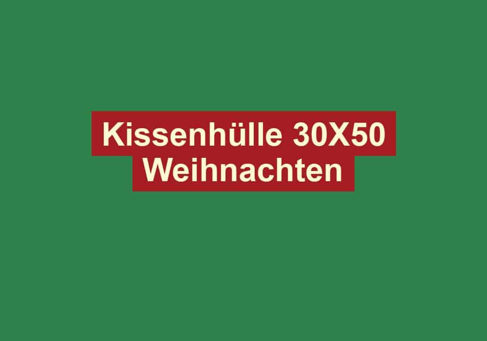 kissenhuelle 30x50 weihnachten