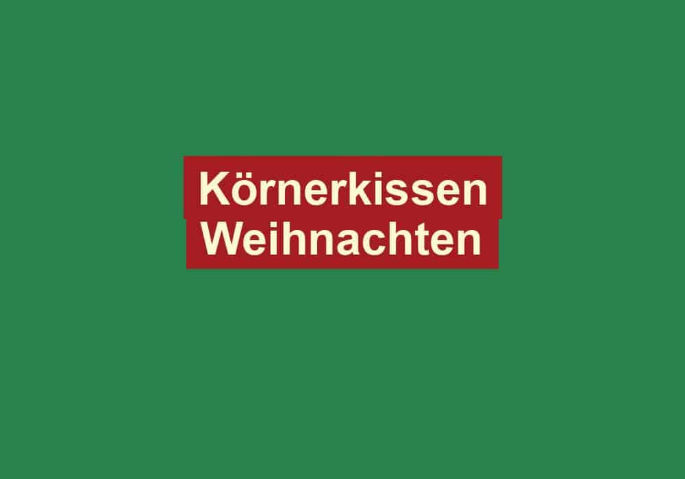 koernerkissen weihnachten