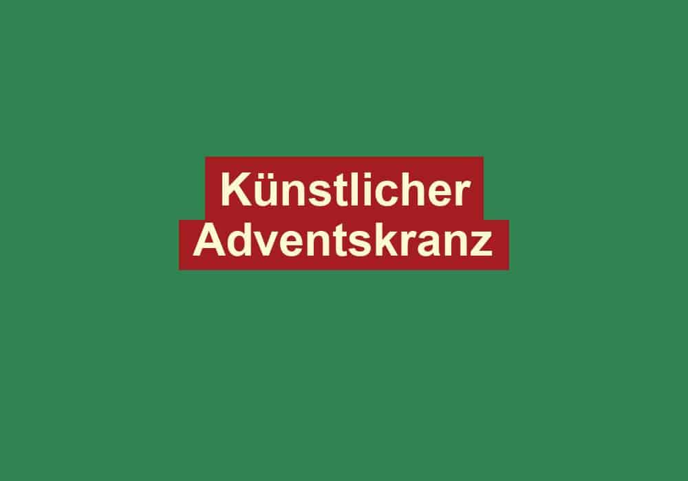 kuenstlicher adventskranz