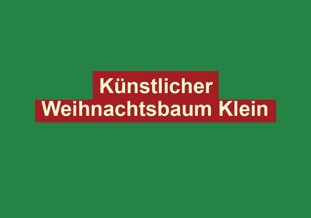 kuenstlicher weihnachtsbaum klein