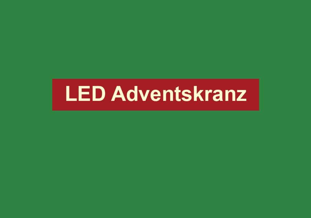 led adventskranz