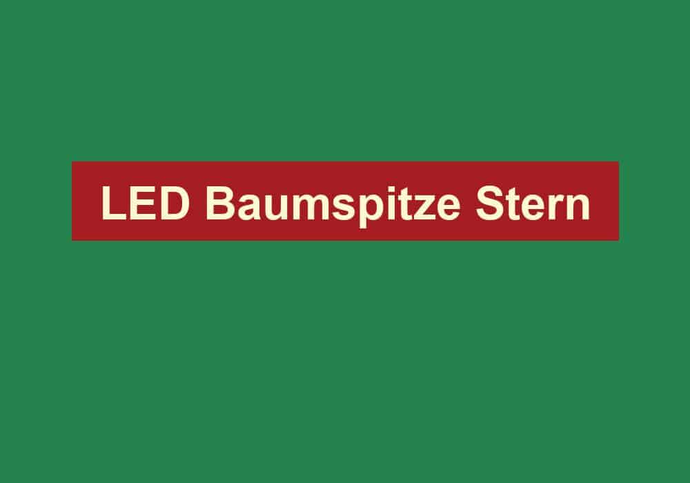 led baumspitze stern