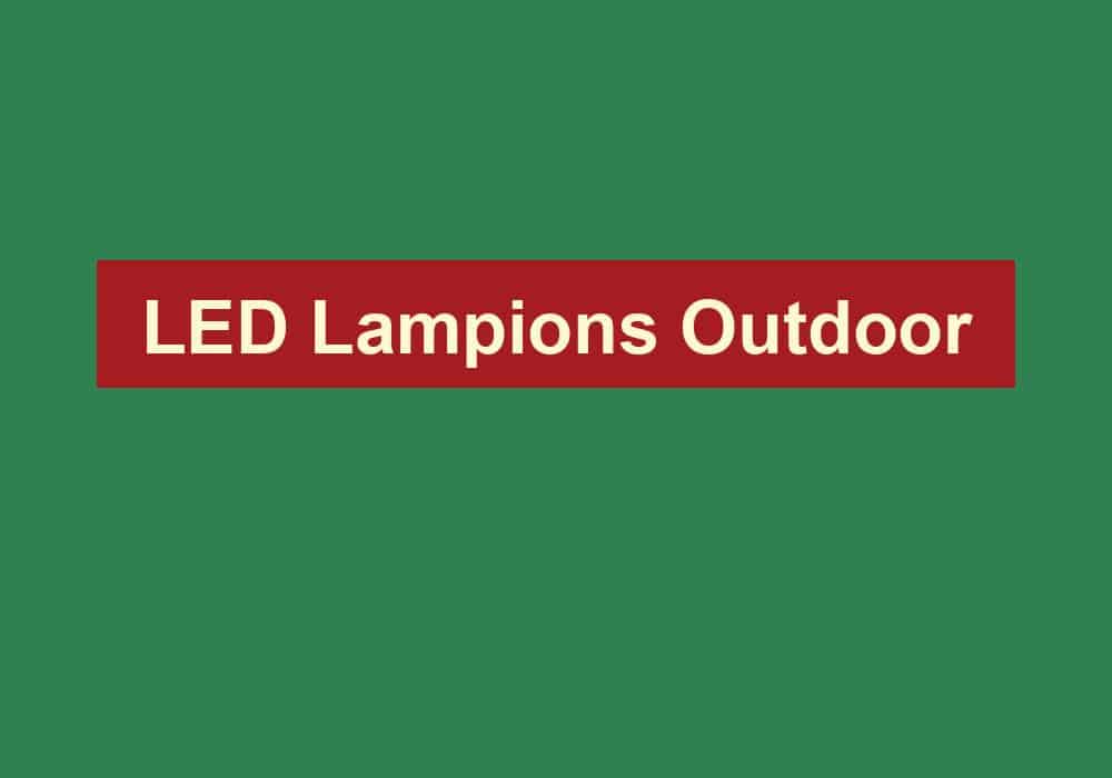 led lampions outdoor