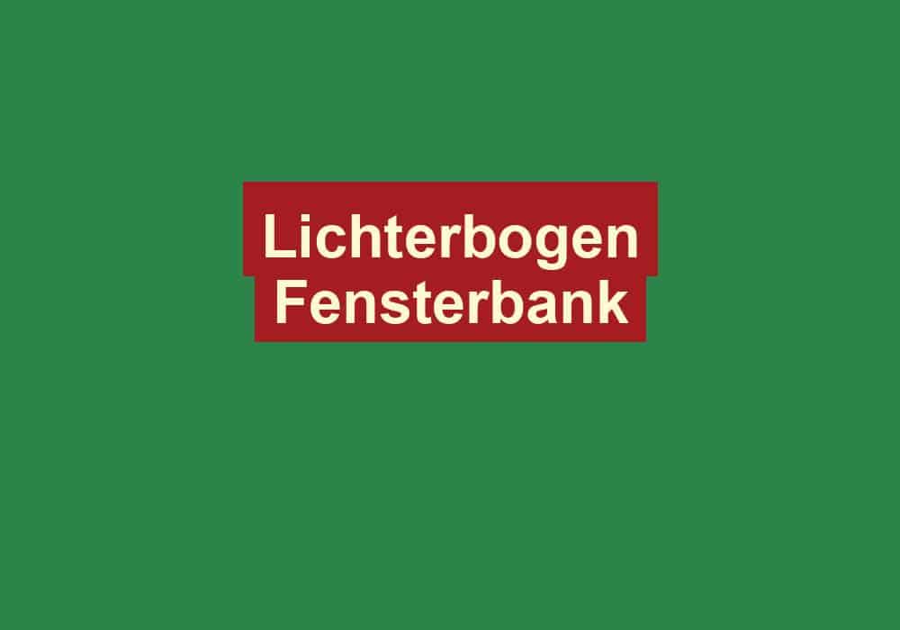 lichterbogen fensterbank