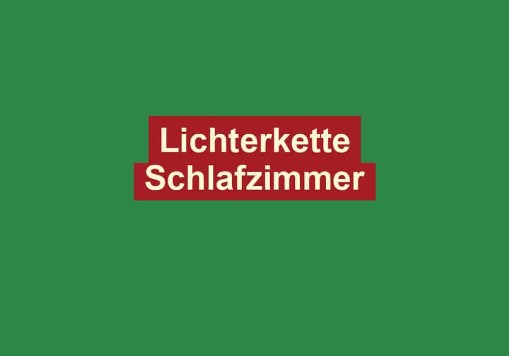 lichterkette schlafzimmer