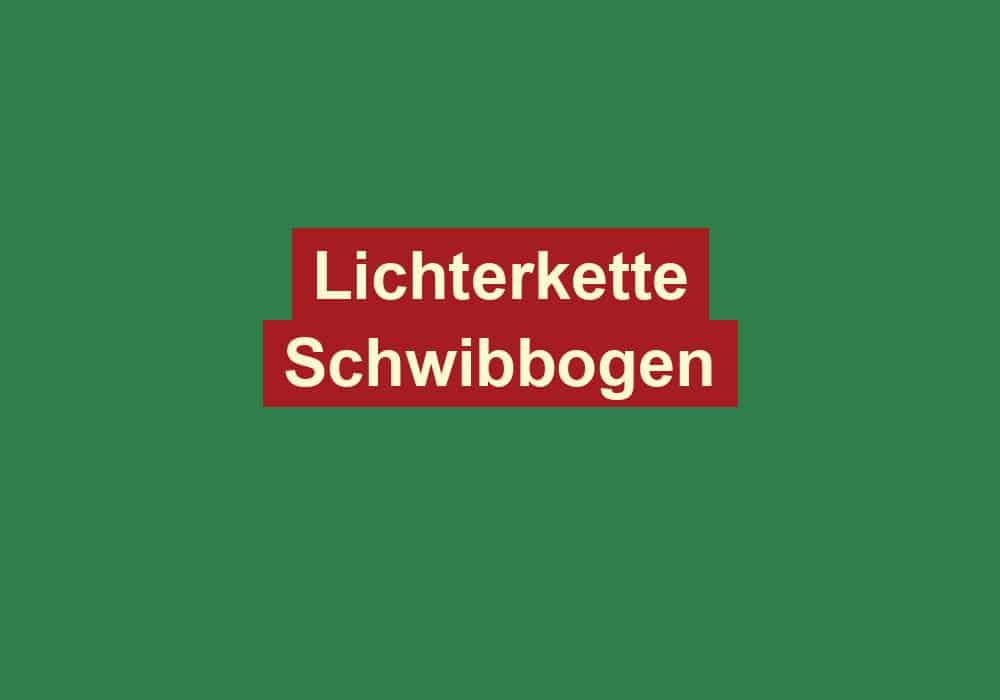 lichterkette schwibbogen