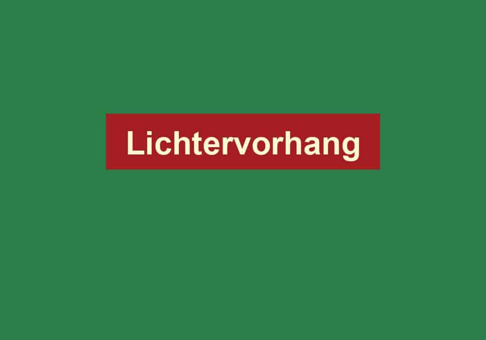 lichtervorhang