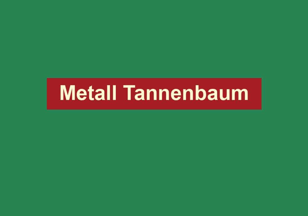 metall tannenbaum