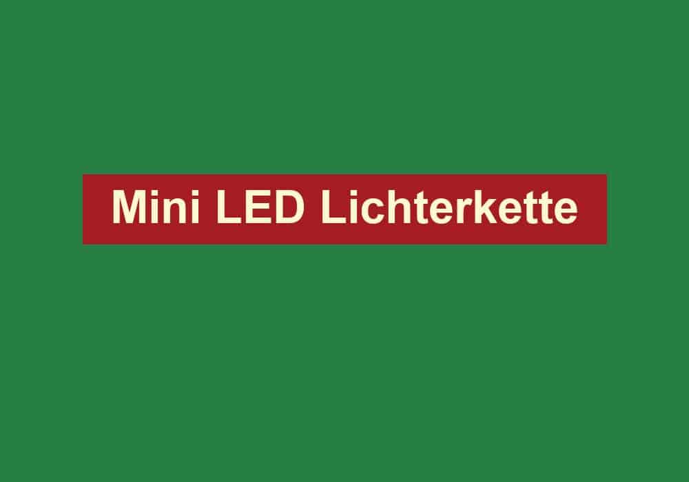mini led lichterkette