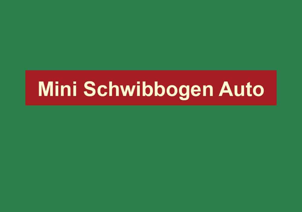 mini schwibbogen auto