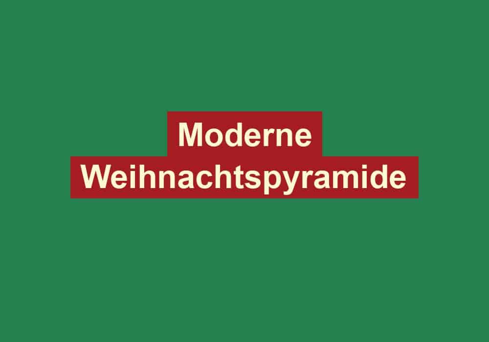 moderne weihnachtspyramide