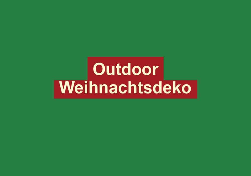 outdoor weihnachtsdeko