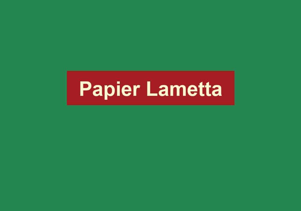papier lametta