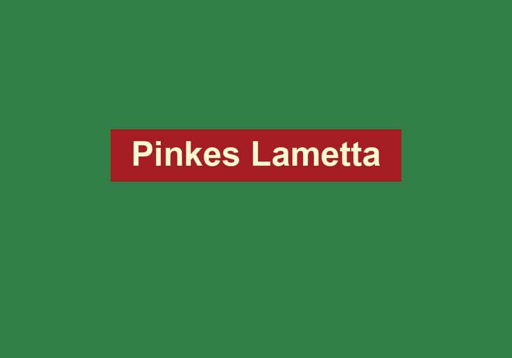 pinkes lametta