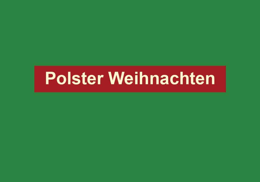 polster weihnachten
