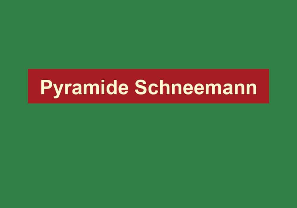 pyramide schneemann