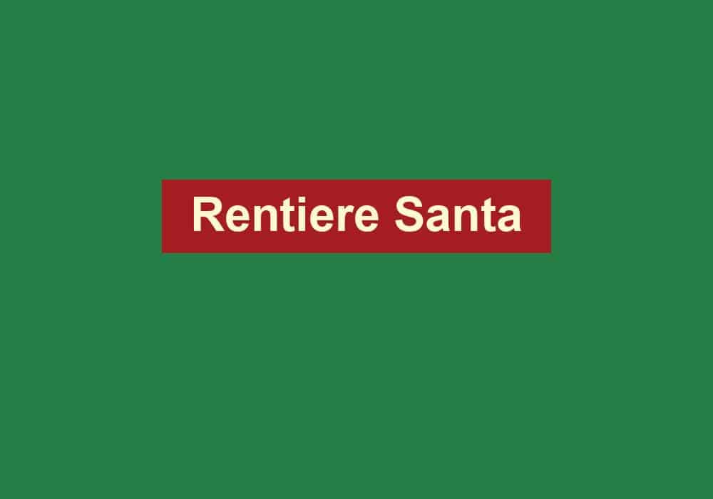 rentiere santa