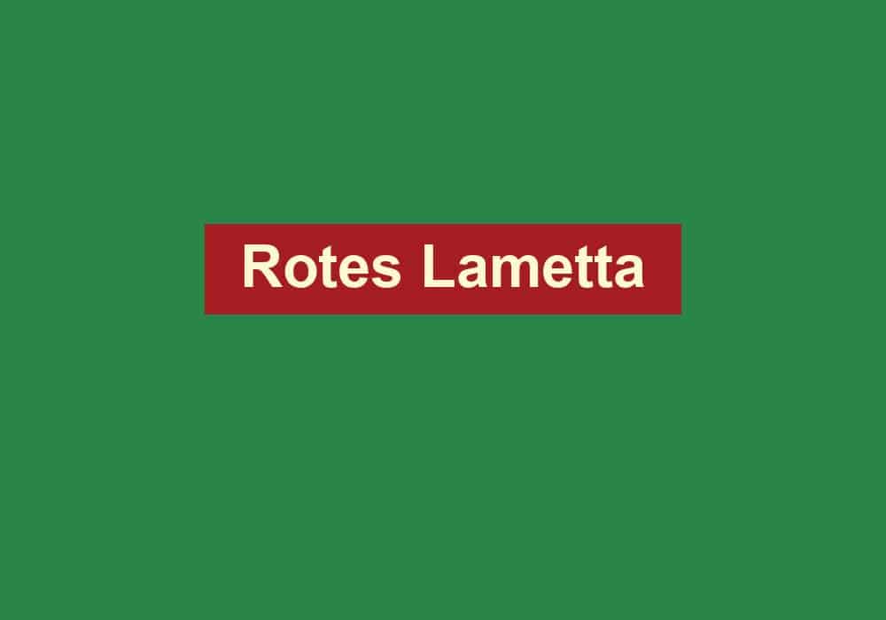 rotes lametta
