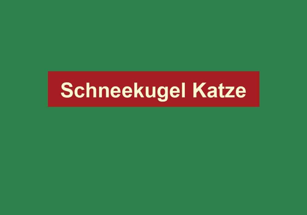 schneekugel katze