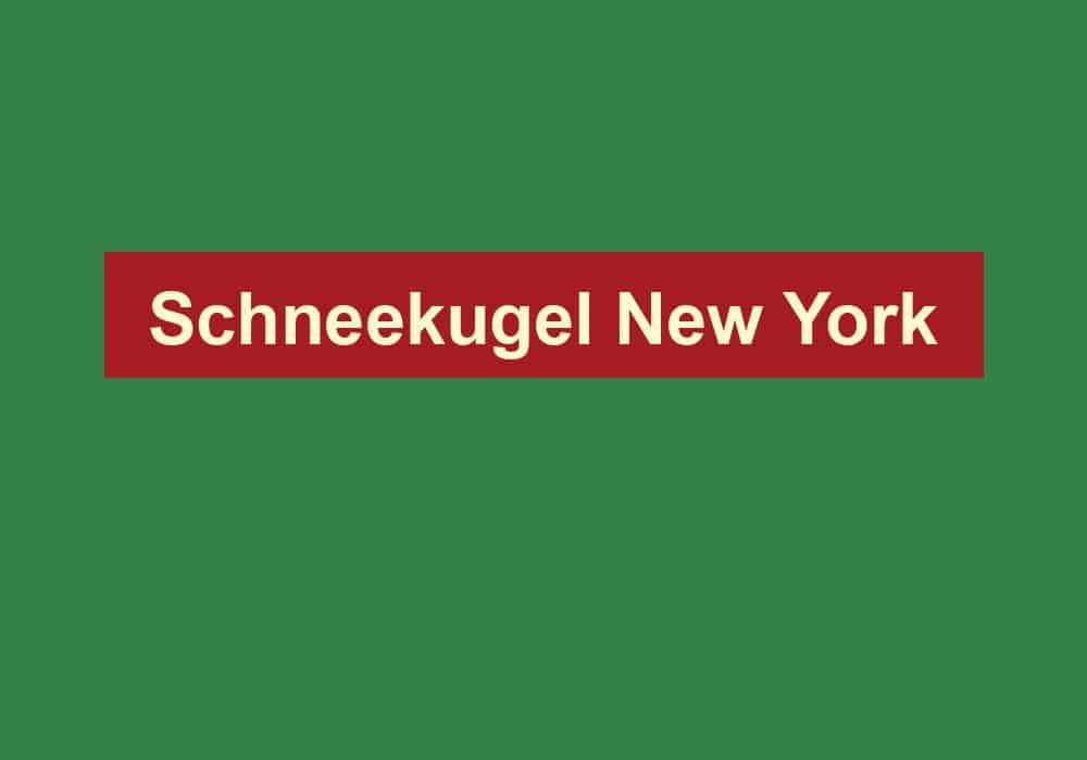 schneekugel new york