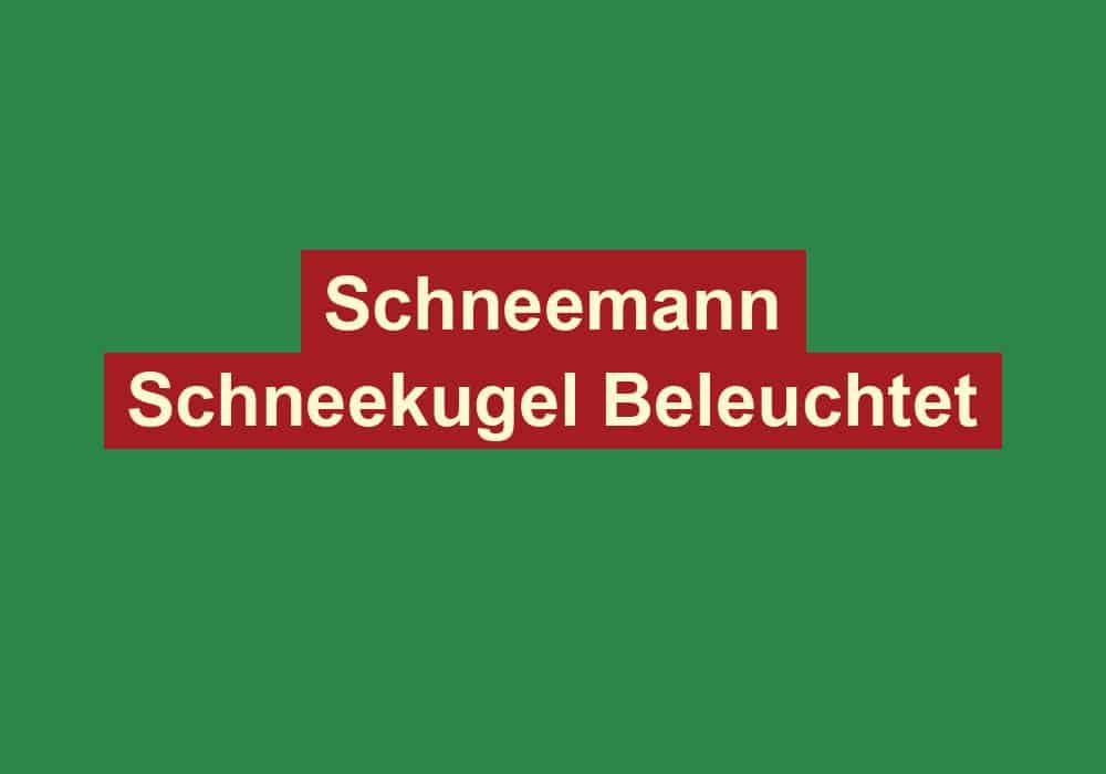 schneemann schneekugel beleuchtet