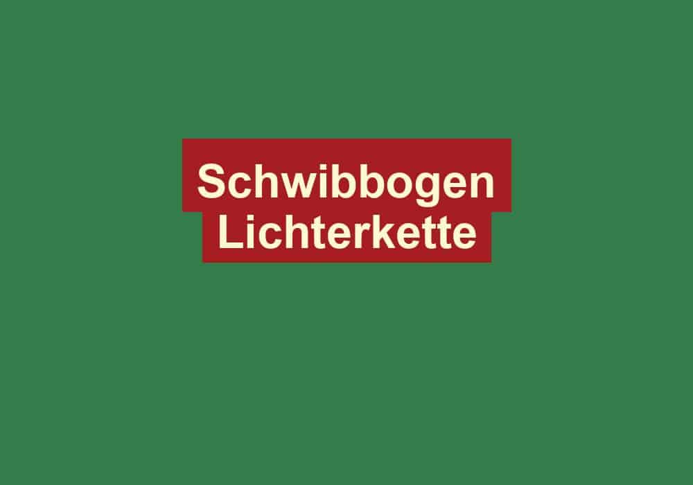 schwibbogen lichterkette