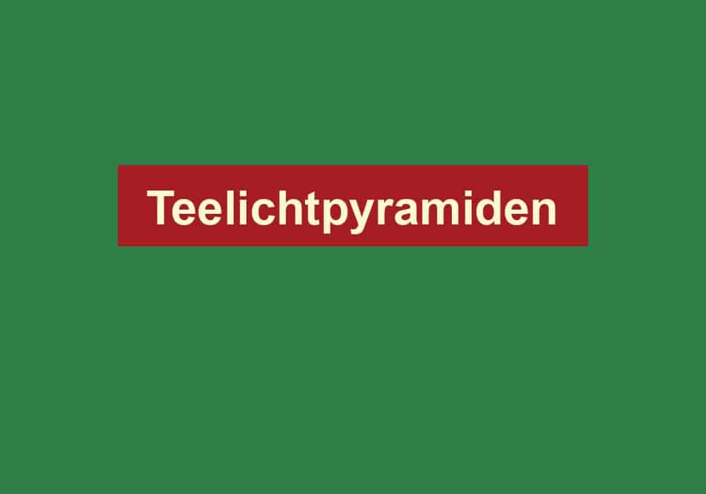 teelichtpyramiden