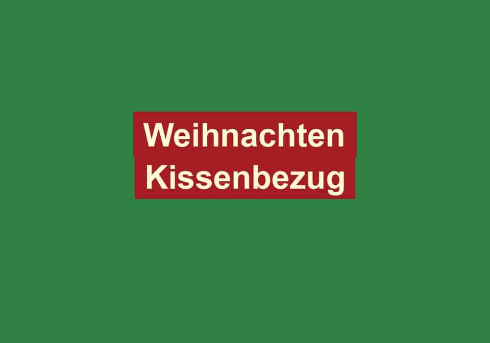 weihnachten kissenbezug