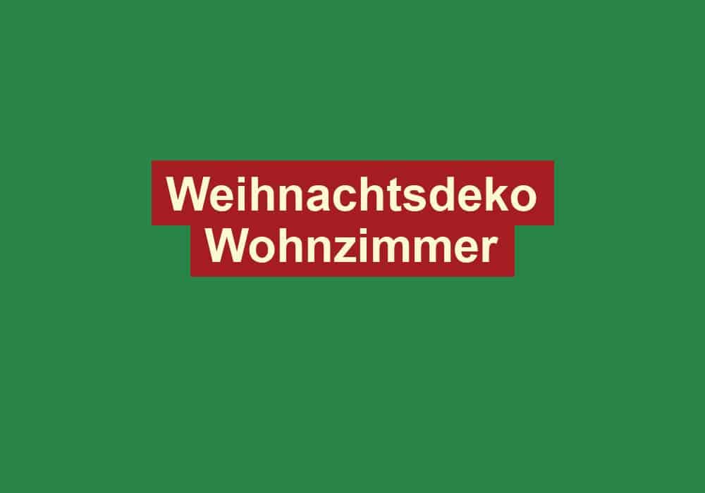weihnachtsdeko wohnzimmer